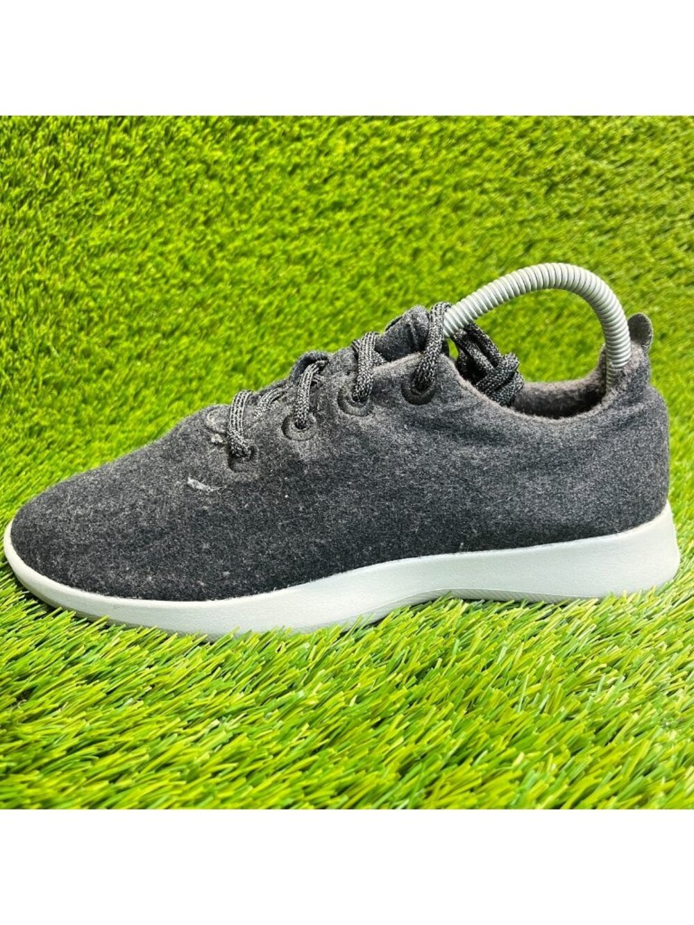 Allbirds Wool Runners Womens Size 9 Black White Athletic Walking Shoes Sneakers